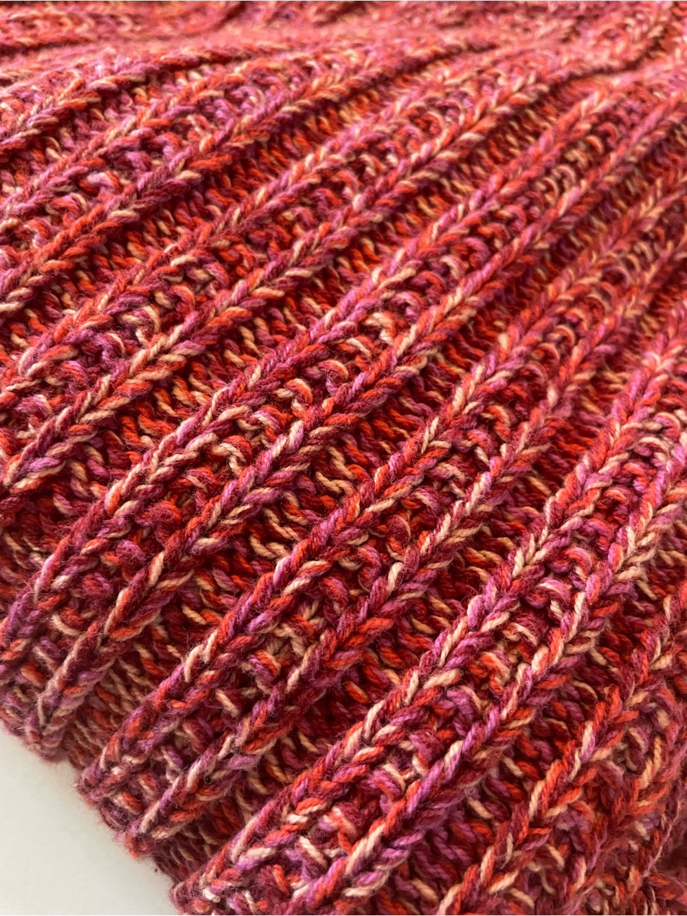 Universal Thread Marled Rose Ribbed Crew Sweater - Picture 4 of 5